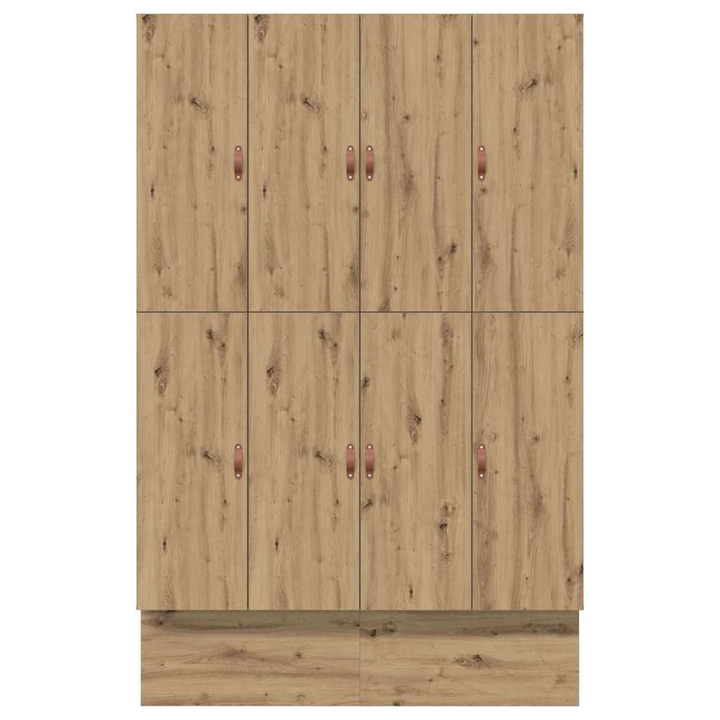 Struttura letto con contenitore Rovere artigianale 150 cm | homemem39