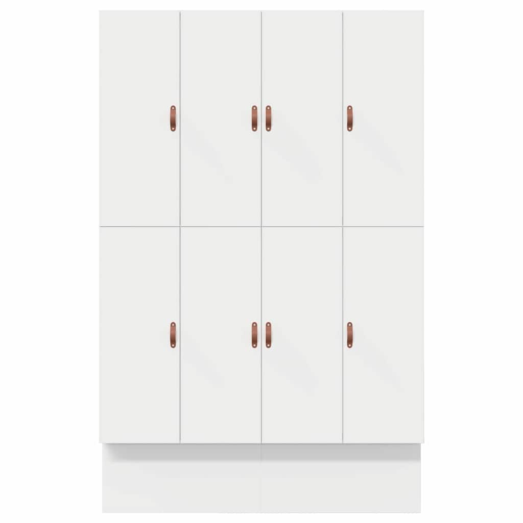 Struttura letto con contenitore Bianco 160 cm Legno multistrato | homemem39