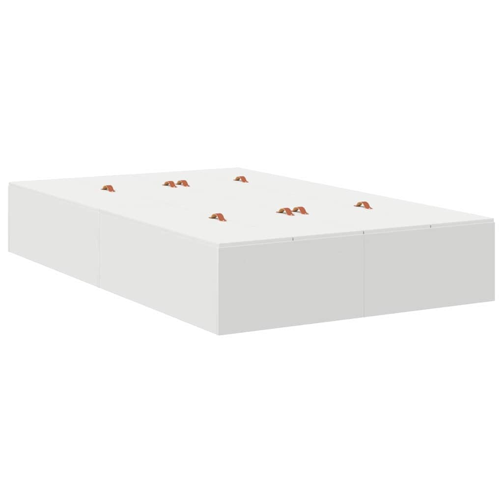 Struttura letto con contenitore Bianco 226.5 x 120 x 31.5 cm - homemem39