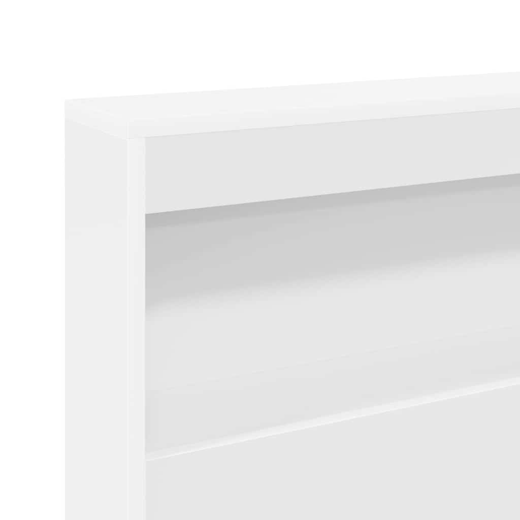 Letto Libreria Bianco 150 x 200 cm Legno multistrato | homemem39