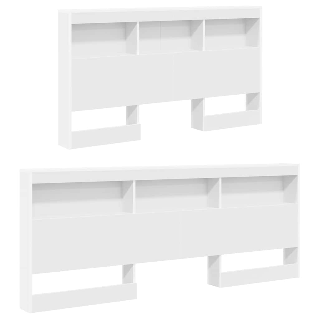Letto Libreria Bianco 150 x 200 cm Legno multistrato | homemem39