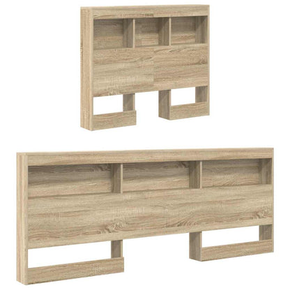 Letto Libreria Rovere Sonoma 75 x 190 cm Legno multistrato | homemem39