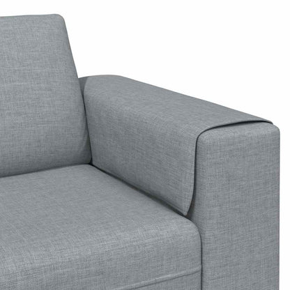 Divano per Soggiorno Grigio chiaro 250 x 77 x 76 cm Poliestere | homemem39