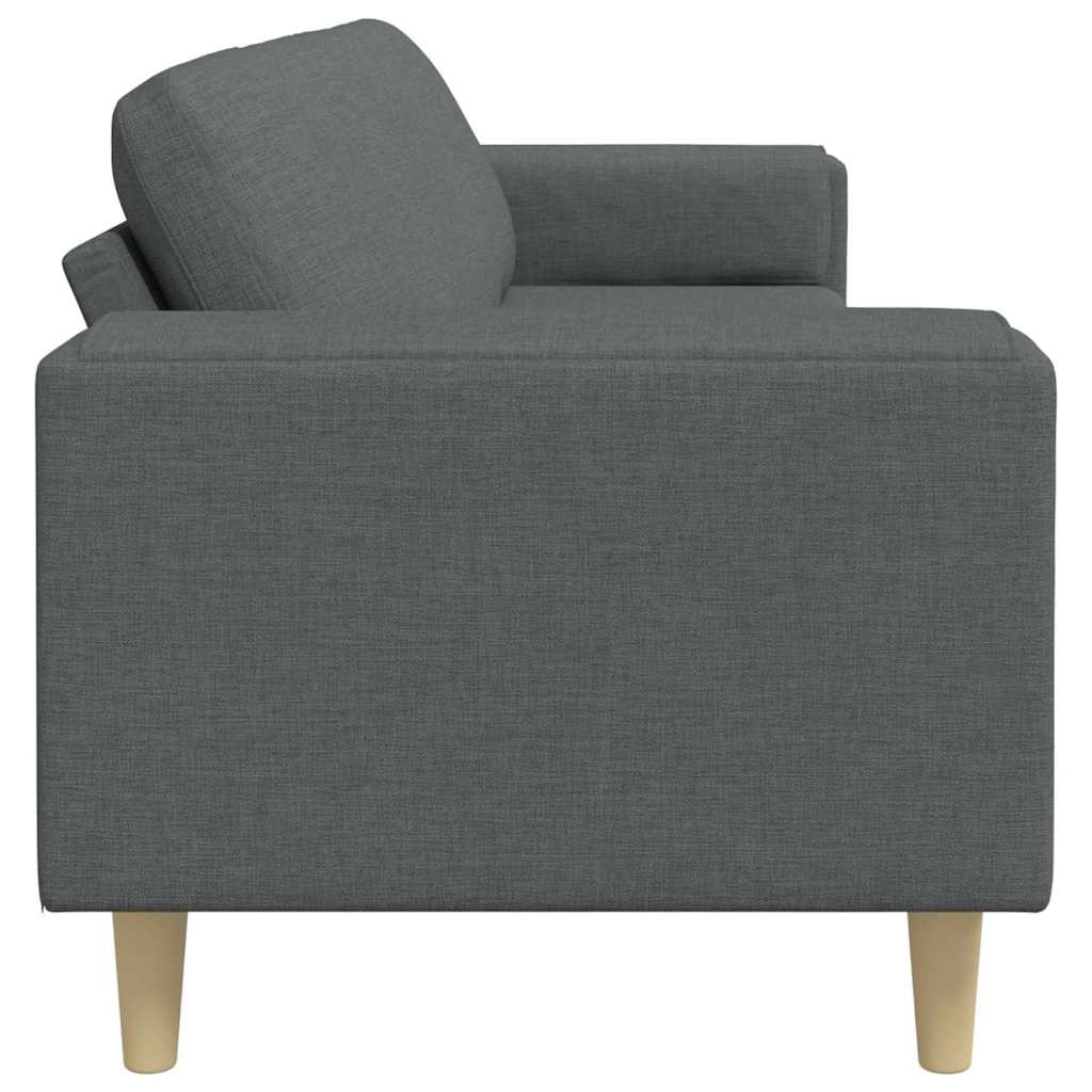 Divano per Soggiorno Grigio scuro 250 x 77 x 76 cm Poliestere | homemem39