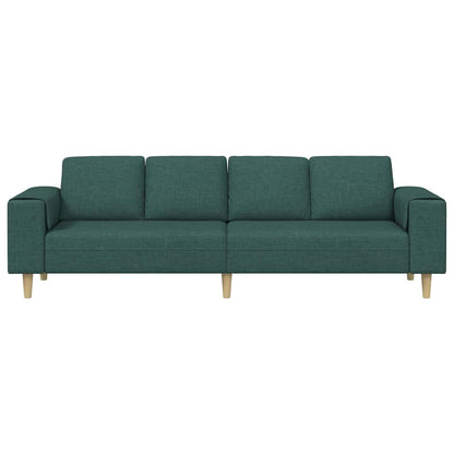Divano per Soggiorno Verde Scuro 250 x 77 x 76 cm Poliestere | homemem39