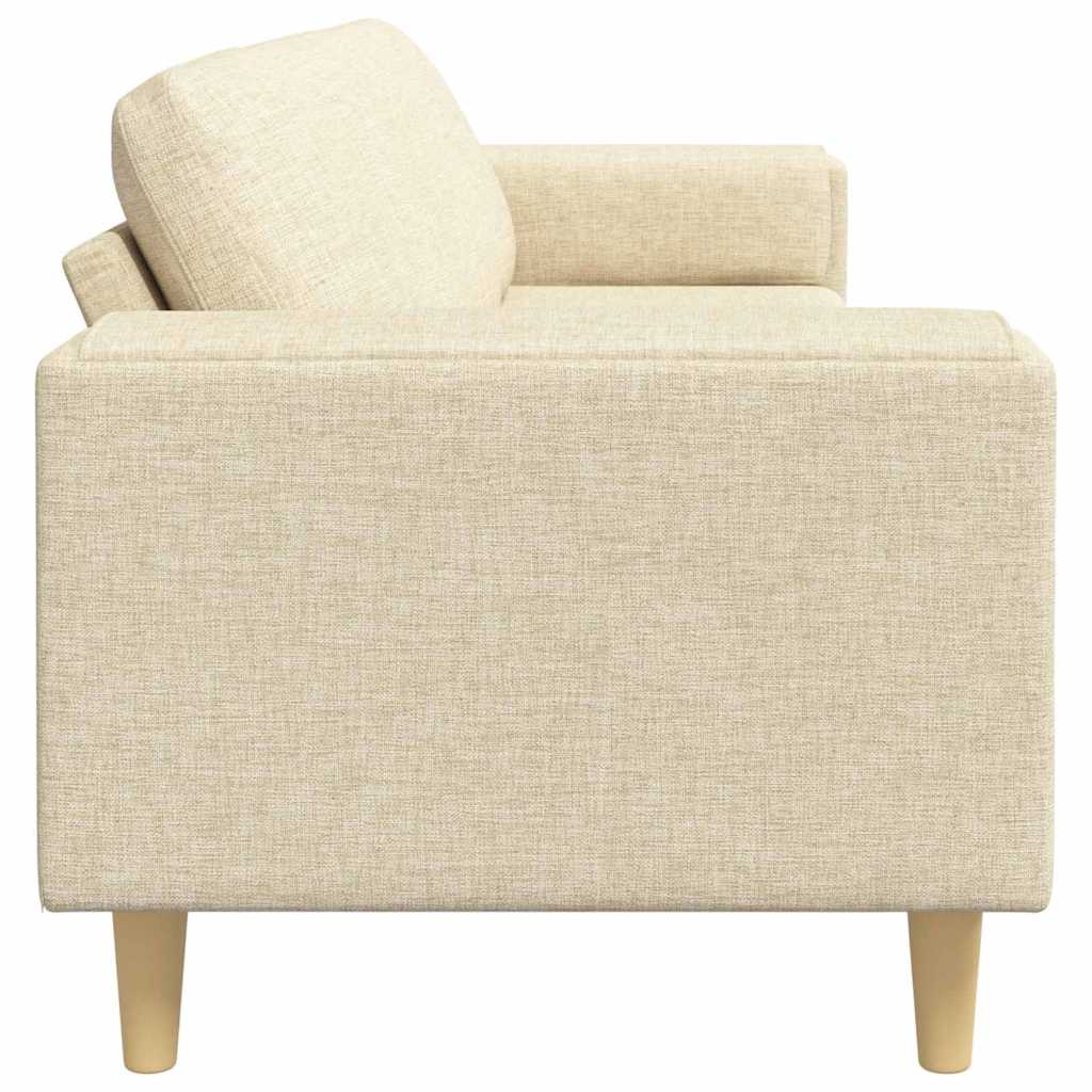 Divano per Soggiorno Crema 250 x 77 x 76 cm Poliestere | homemem39