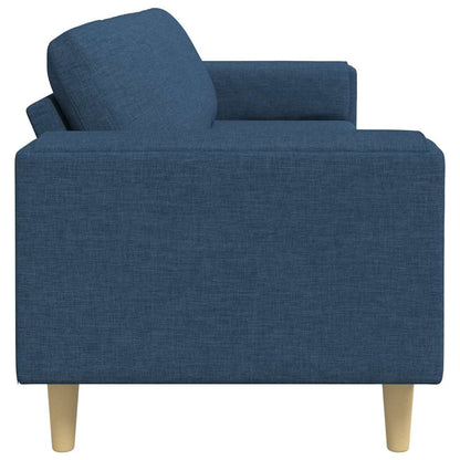 Divano per Soggiorno Blu 250 x 77 x 76 cm Poliestere