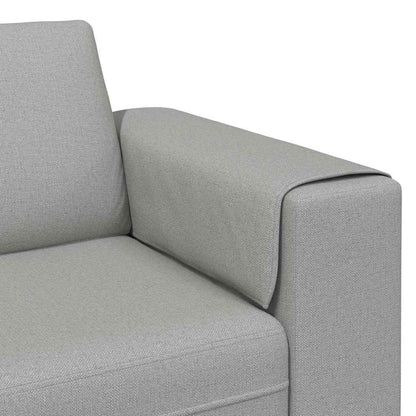 Divano per Soggiorno Grigio Nuvola 250 x 77 x 76 cm Poliestere | homemem39