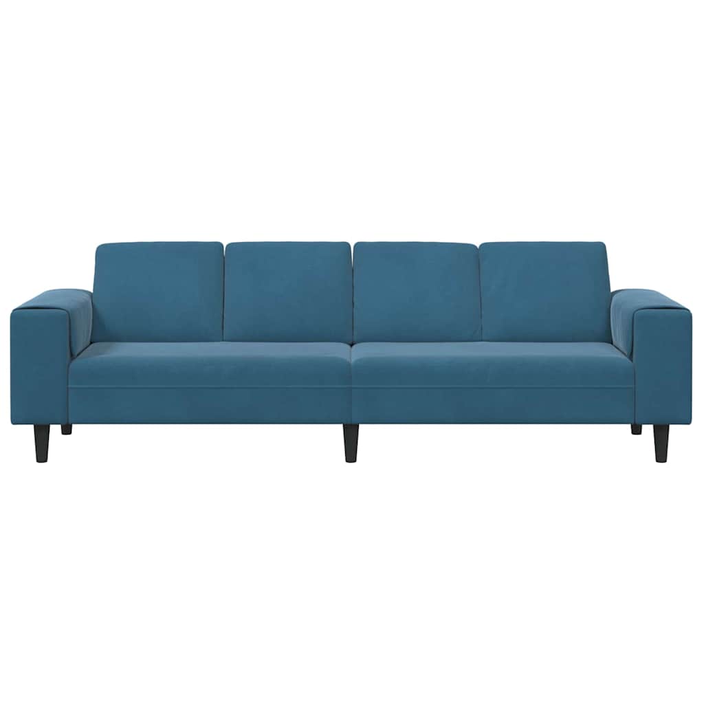 Divano per Soggiorno Blu 250 x 77 x 76 cm | homemem39