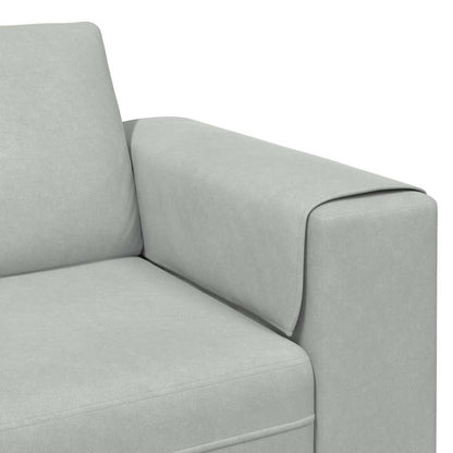 Divano per Soggiorno Grigio chiaro 250 x 77 x 76 cm | homemem39