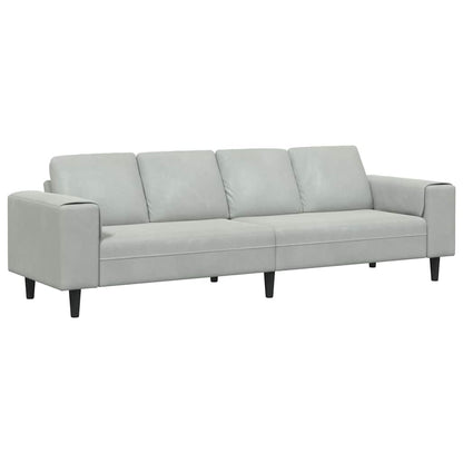 Divano per Soggiorno Grigio chiaro 250 x 77 x 76 cm | homemem39
