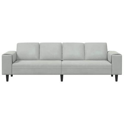 Divano per Soggiorno Grigio chiaro 250 x 77 x 76 cm | homemem39