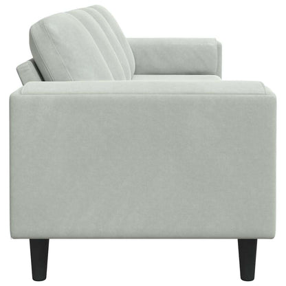 Divano per Soggiorno Grigio chiaro 250 x 77 x 76 cm | homemem39