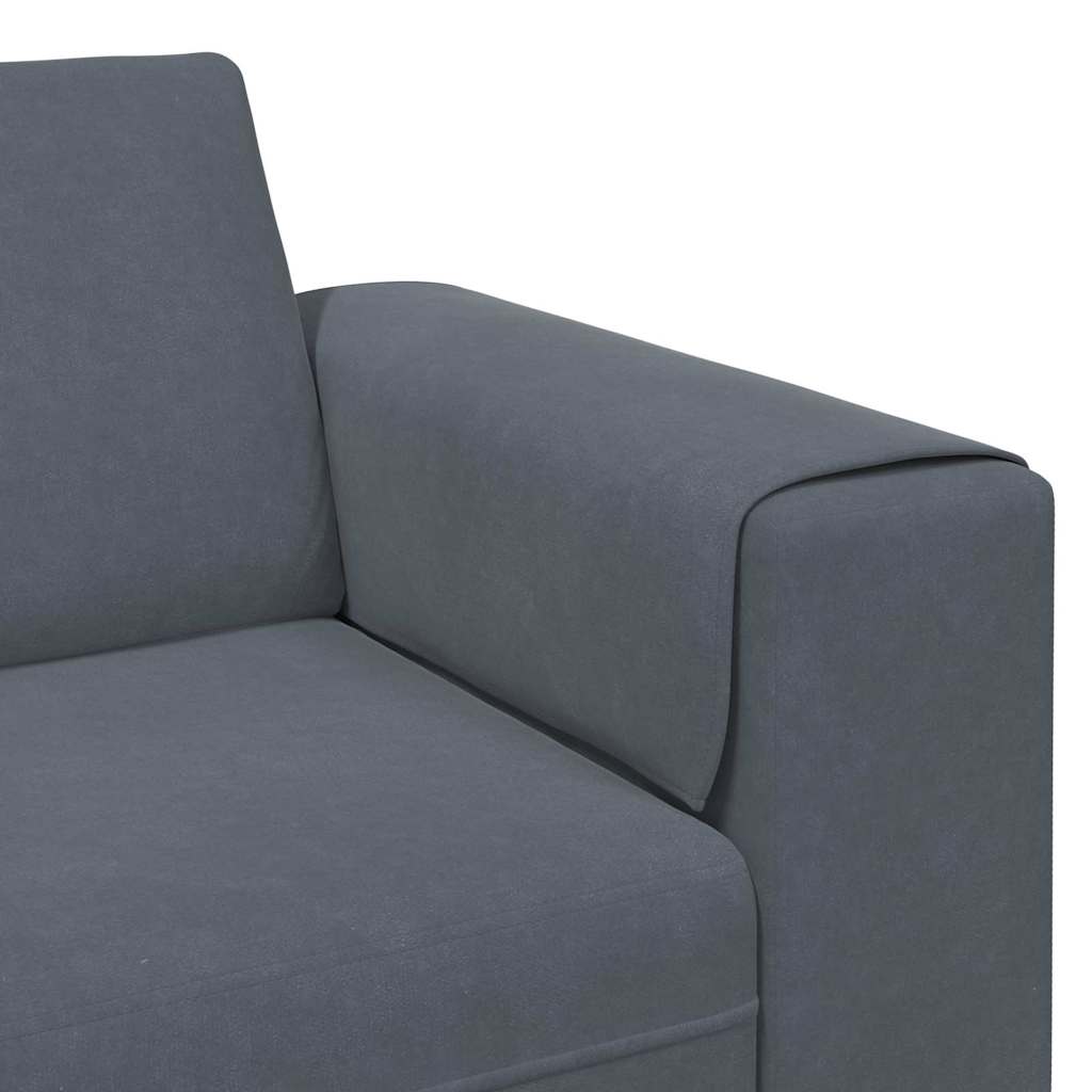 Divano per Soggiorno Grigio scuro 250 x 77 x 76 cm | homemem39