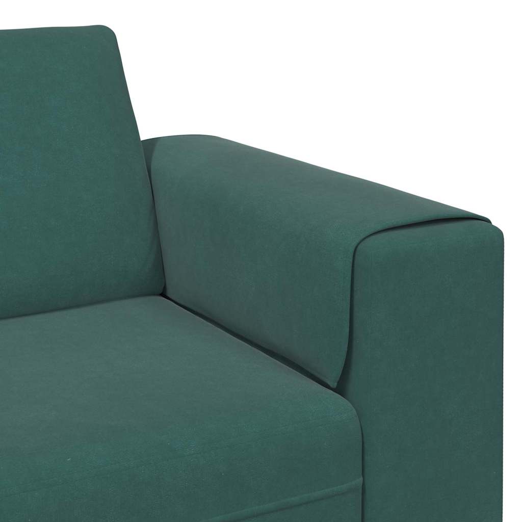 Divano per Soggiorno Verde Scuro 250 x 77 x 76 cm | homemem39