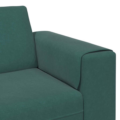 Divano per Soggiorno Verde Scuro 250 x 77 x 76 cm | homemem39