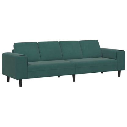 Divano per Soggiorno Verde Scuro 250 x 77 x 76 cm | homemem39