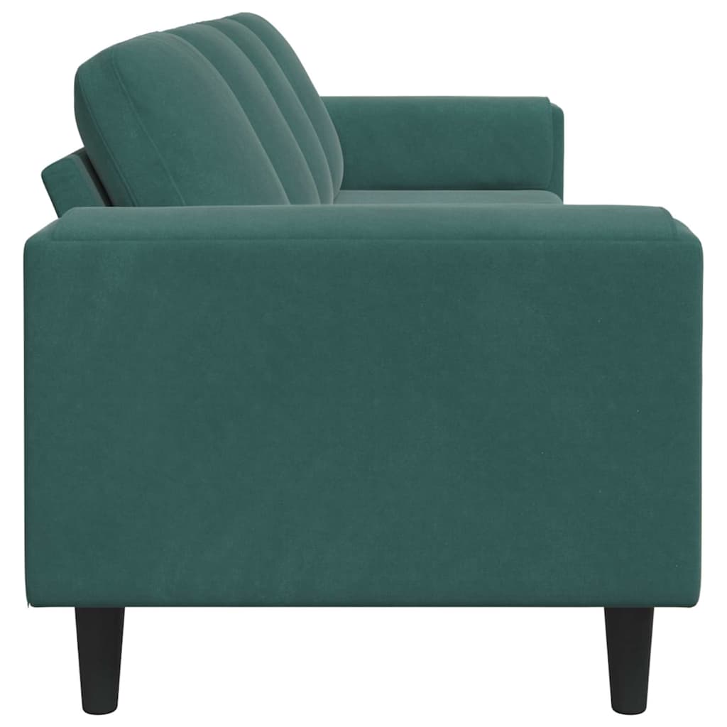 Divano per Soggiorno Verde Scuro 250 x 77 x 76 cm | homemem39