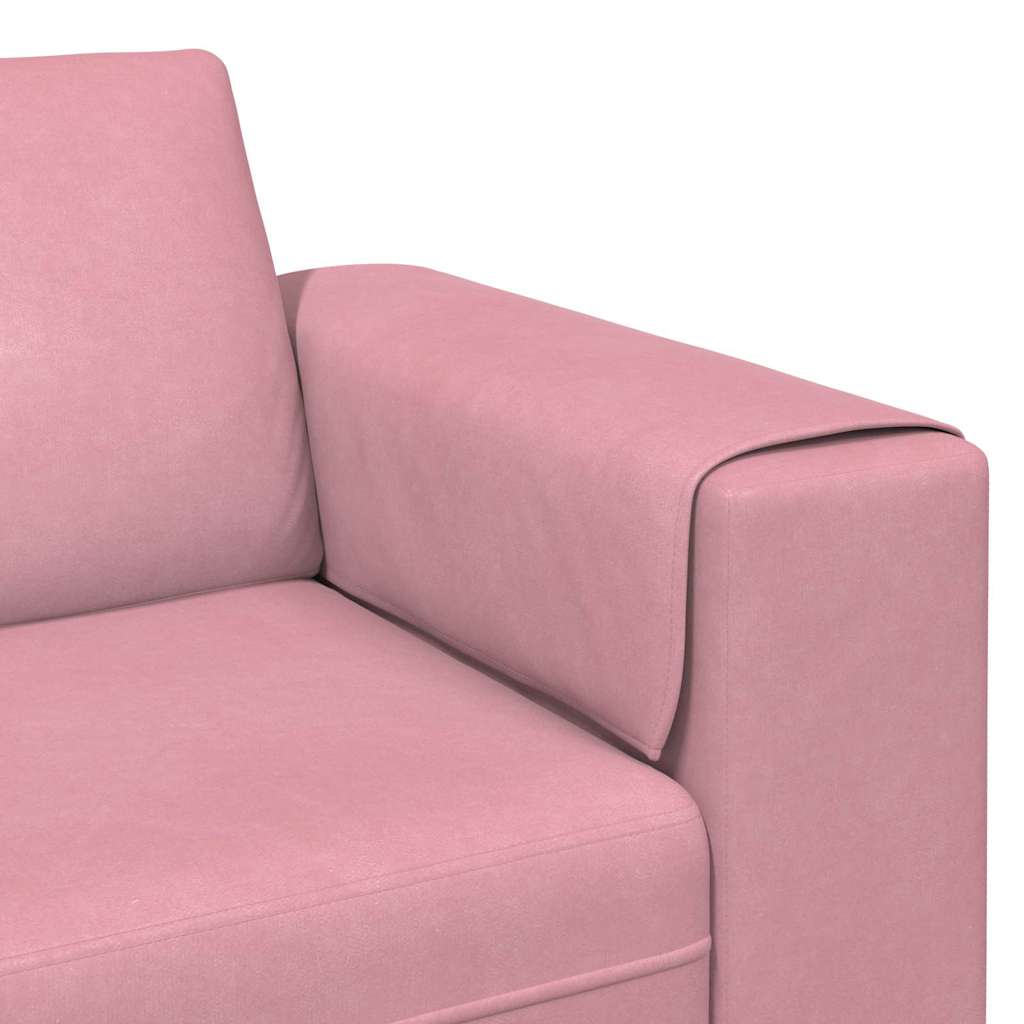 Divano per Soggiorno Rosa 250 x 77 x 76 cm | homemem39