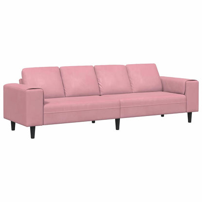 Divano per Soggiorno Rosa 250 x 77 x 76 cm | homemem39
