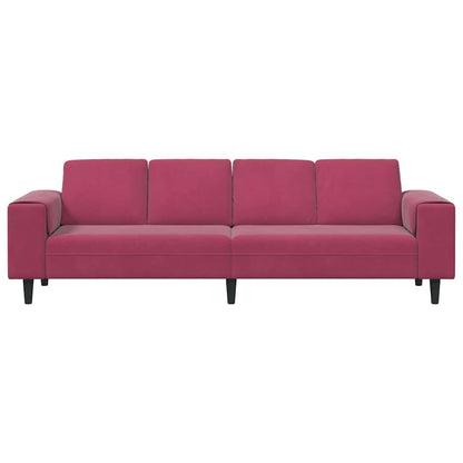 Divano per Soggiorno Rosso Vino 250 x 77 x 76 cm