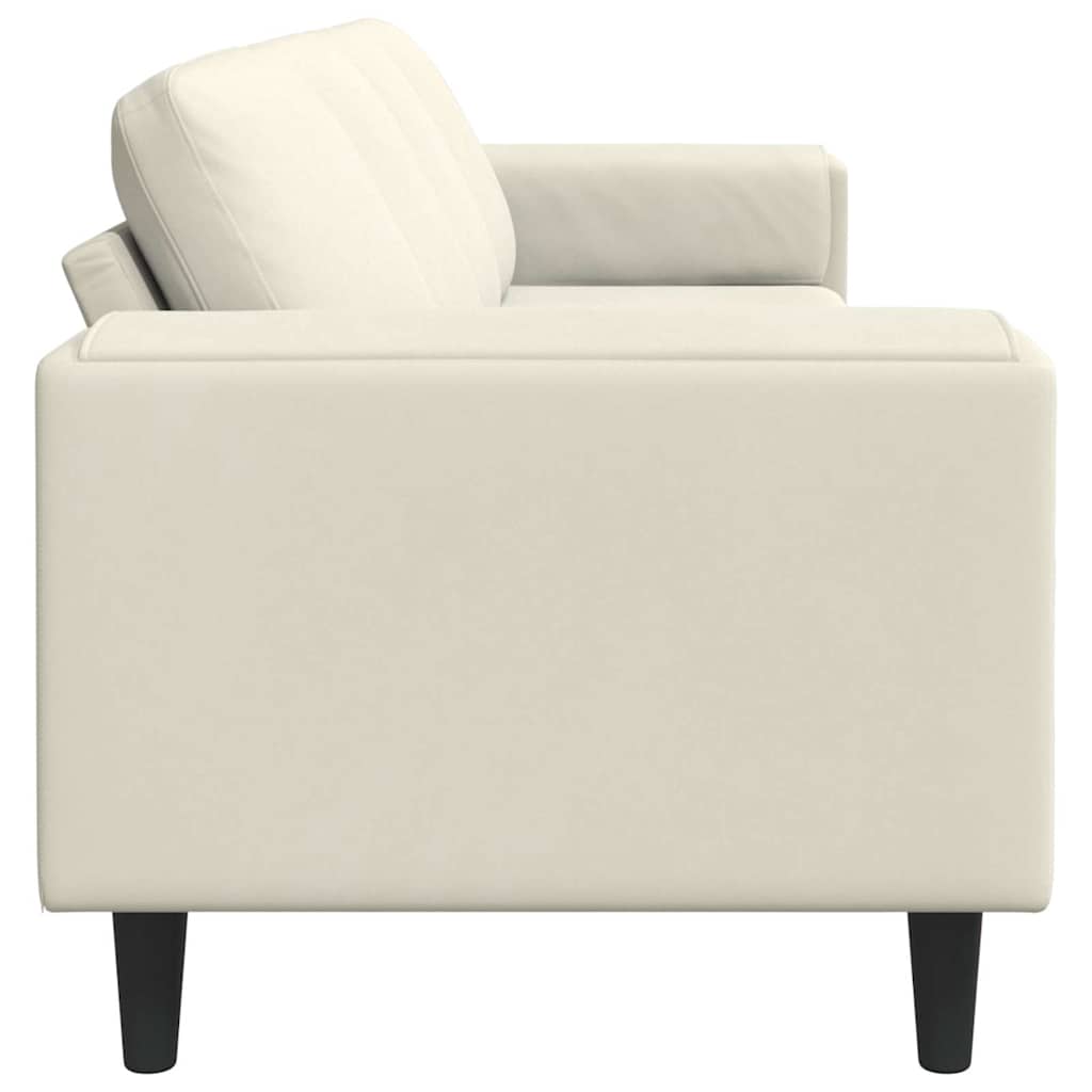 Divano per Soggiorno Crema 250 x 77 x 76 cm | homemem39