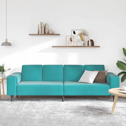 Divano per Soggiorno Turchese 250 x 188 x 76 cm | homemem39