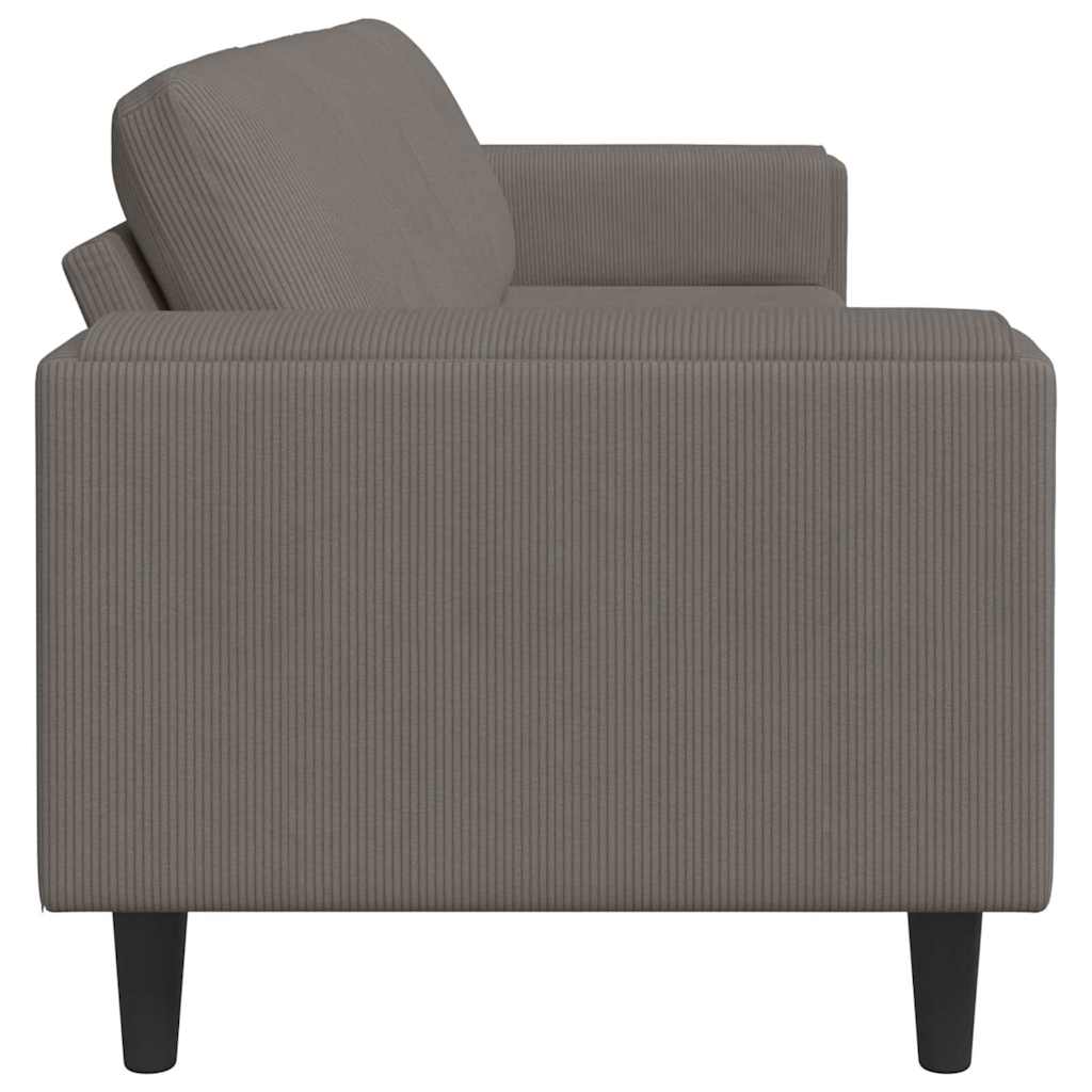 Divano in tessuto con cuscino Grigio chiaro 208 cm - homemem39
