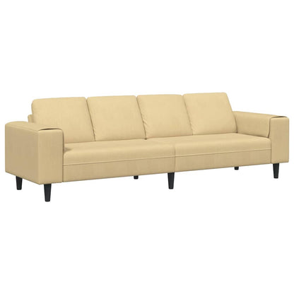 Divano Grigio Verde 250 x 77 x 76 cm Tessuto in Cords | homemem39