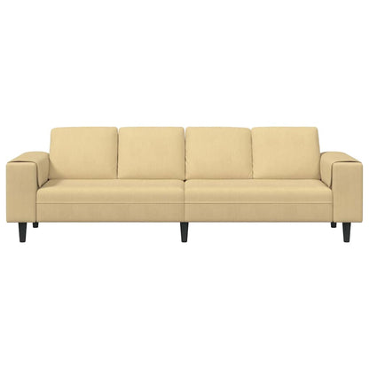 Divano Grigio Verde 250 x 77 x 76 cm Tessuto in Cords | homemem39