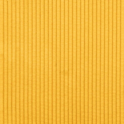 Divano Giallo Chiaro 250 x 77 x 76 cm Tessuto in Cords