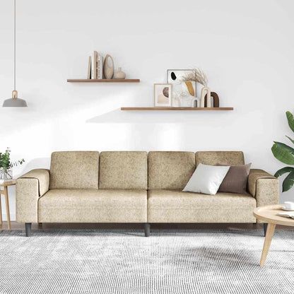 Divano per Soggiorno Grigio chiaro 250 x 77 x 76 cm