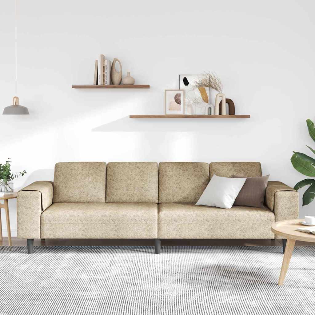 Divano per Soggiorno Grigio chiaro 250 x 77 x 76 cm