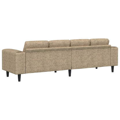 Divano per Soggiorno Grigio chiaro 250 x 77 x 76 cm