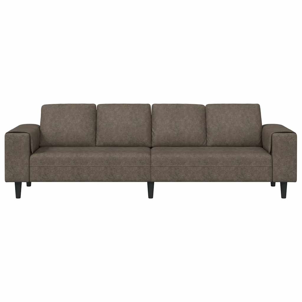 Divano per Soggiorno Grigio scuro 250 x 77 x 76 cm | homemem39