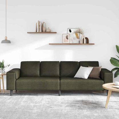 Divano per Soggiorno Verde militare 250 x 77 x 76 cm | homemem39