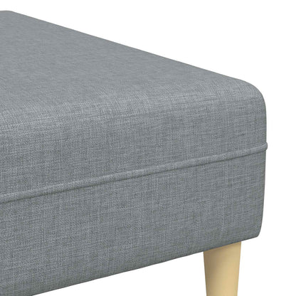 Divano per Soggiorno 3 pcs Grigio chiaro Poliestere | homemem39