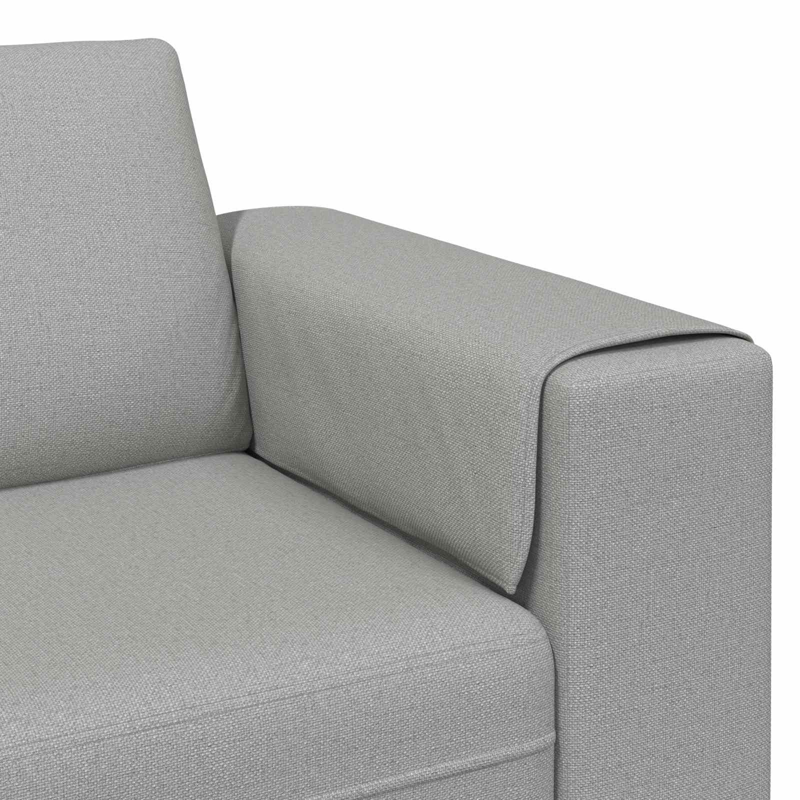 Divano per Soggiorno 3 pcs Grigio Nuvola 250 x 188 x 76 cm | homemem39