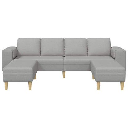Divano per Soggiorno 3 pcs Grigio Nuvola 250 x 188 x 76 cm | homemem39