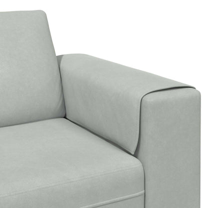 Divano per Soggiorno 3 pcs Grigio chiaro 250 x 188 x 76 cm | homemem39
