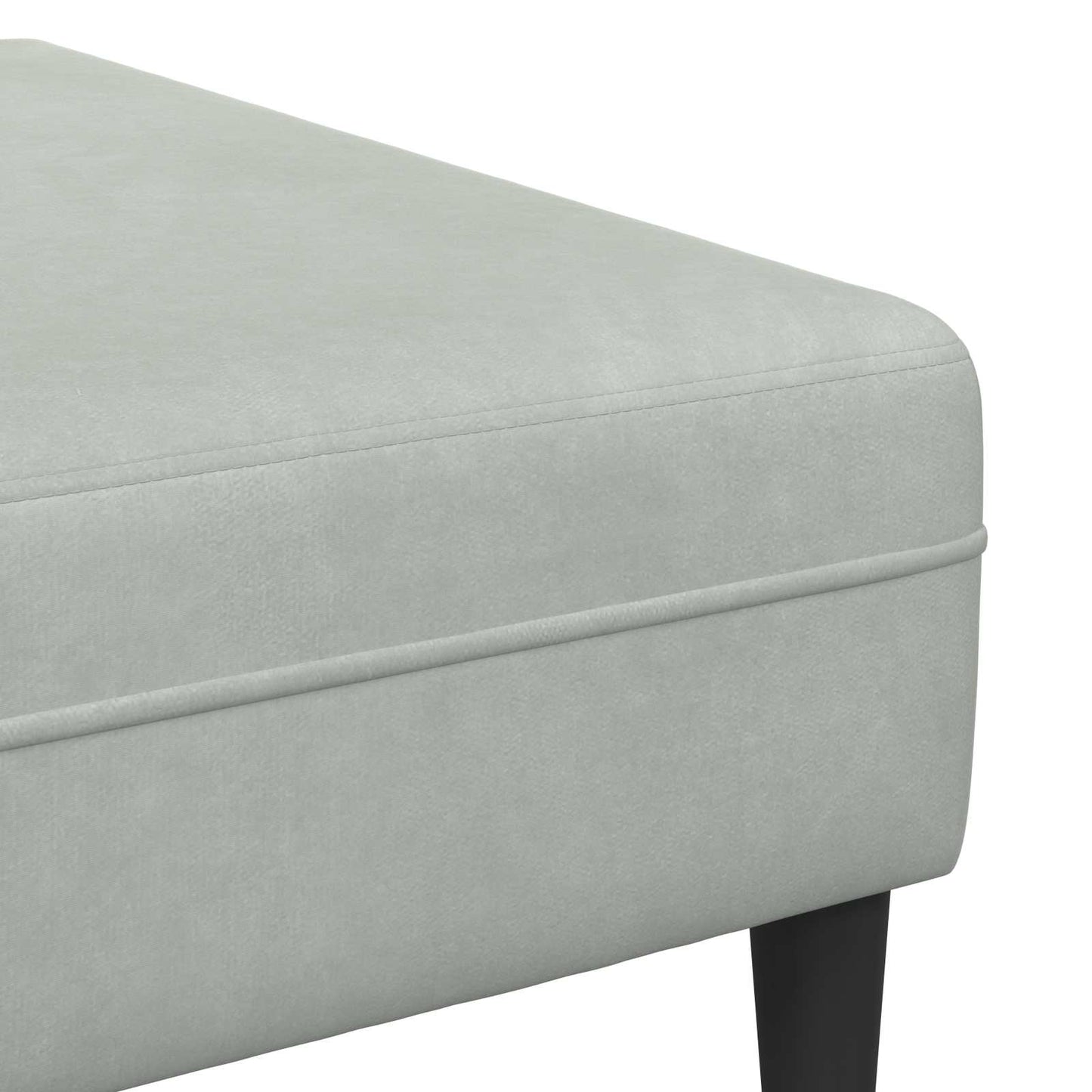 Divano per Soggiorno 3 pcs Grigio chiaro 250 x 188 x 76 cm | homemem39