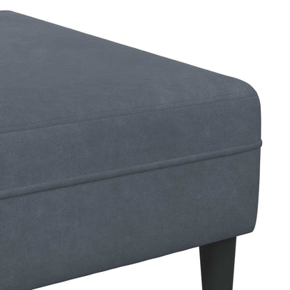Divano per Soggiorno 3 pcs Grigio scuro 250 x 188 x 76 cm | homemem39