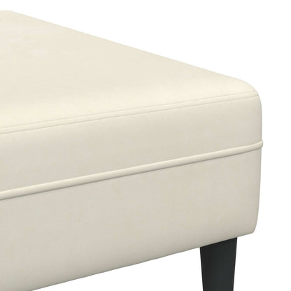 Divano per Soggiorno 3 pcs Crema 250 x 188 x 76 cm | homemem39