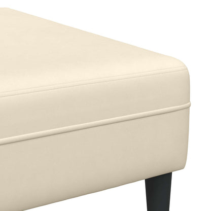 Divano Crema 250 x 188 x 76 cm Tessuto in Cords | homemem39