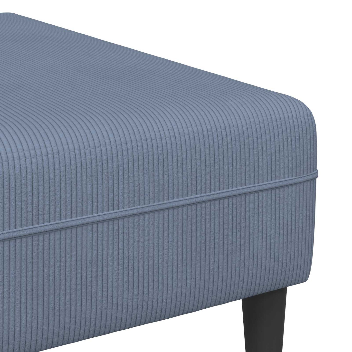Divano Blu 250 x 188 x 76 cm Tessuto in Cords | homemem39