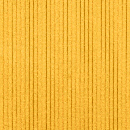 Divano Giallo Chiaro 250 x 188 x 76 cm Tessuto in Cords