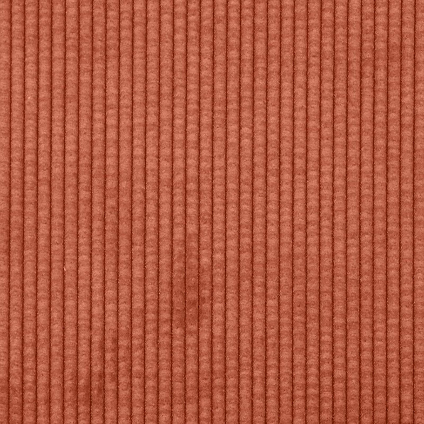 Divano Rosso Arancio 250 x 188 x 76 cm Tessuto in Cords