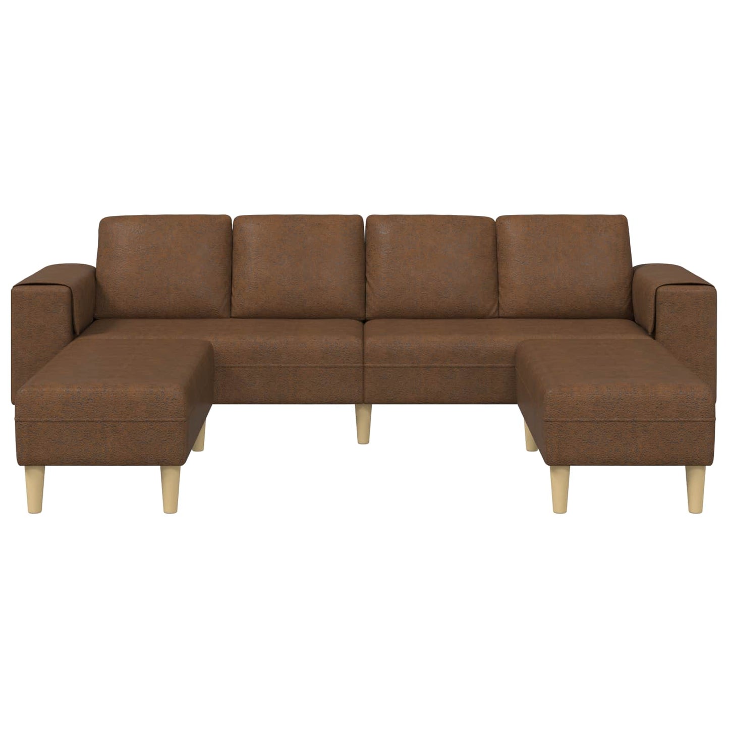 Divano per Soggiorno 3 pcs Marrone