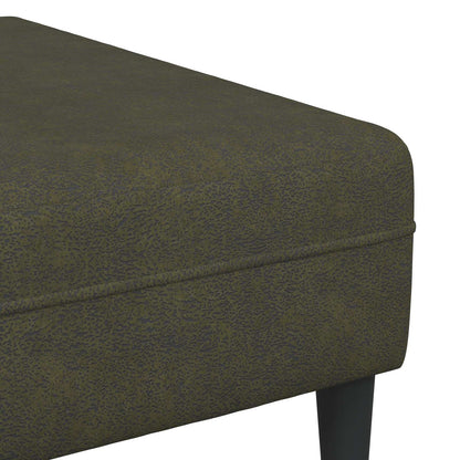 Divano per Soggiorno 3 pcs Verde militare