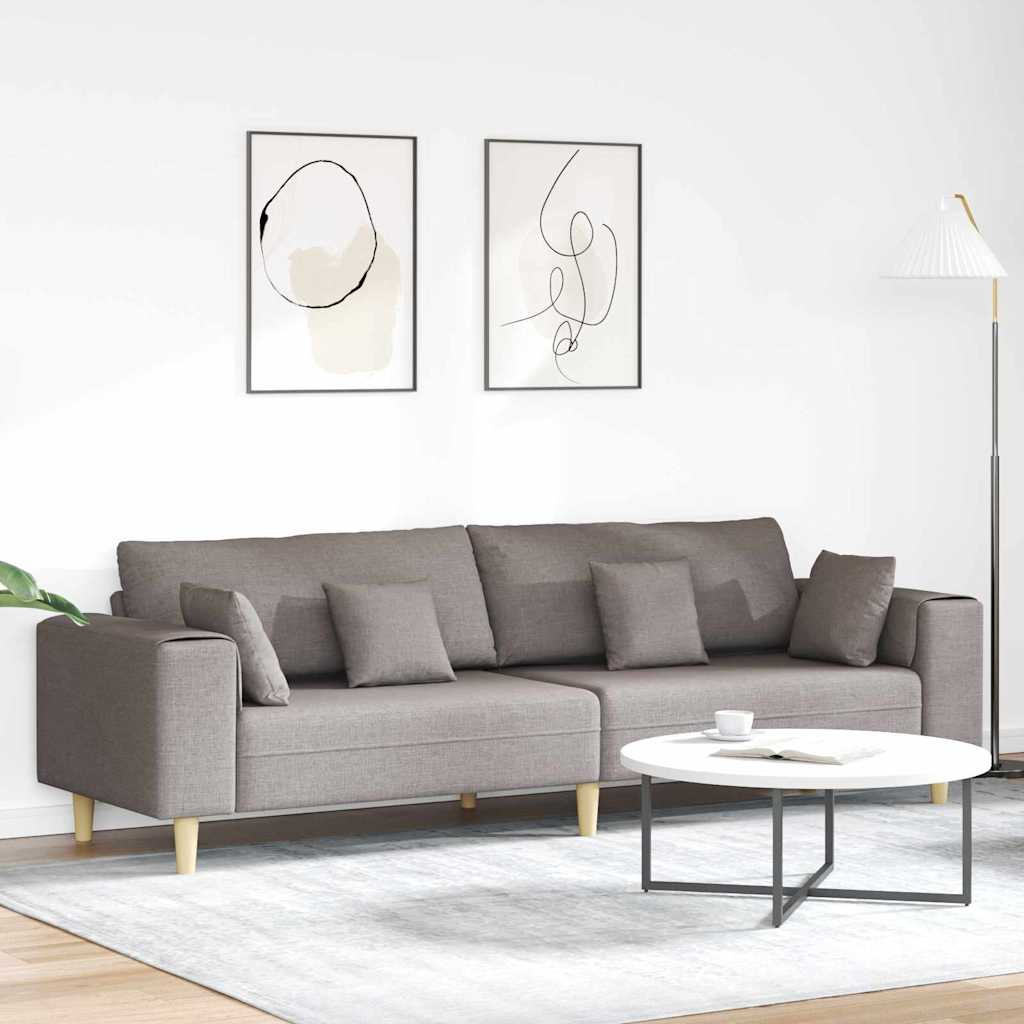 Divano con cuscino Talpa 250 x 77 x 76 cm Tessuto | homemem39